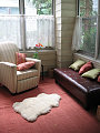 Left side of our enclosed porch.